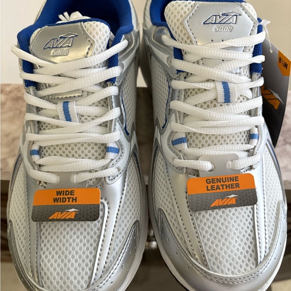 Avia Shoes - Avia Silver and Blue Athletic Shoes